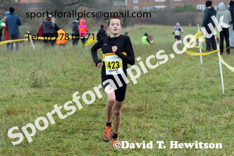 Mens under-17s, 2021 North Eastern Cross Country Championships, Sedgefield. Photo: David T. Hewitson/Sports for All Pics
